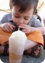 Shave Ice Made with Fresh Apple Cider at the Santa Fe Farmer's Market