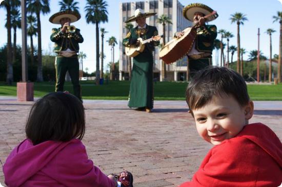 Mariachi Music outside the Phoenix Heard Museum