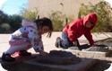 Grinding Corn at the Pueblo Grande Museum and Archeological Park in Phoenix