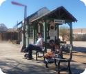 Waiting for the Train at Old Tucson Studios