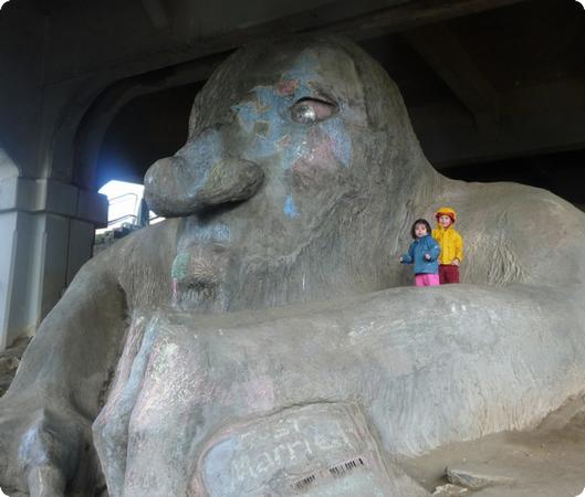 Troll Under the Bridge in Seattle's Fremont Neighborhood