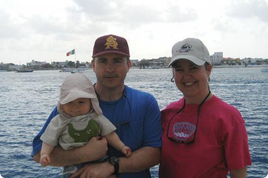 Reed Family in Cozumel