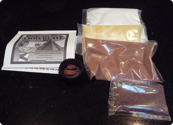 Contents of Chocolate Making Kit