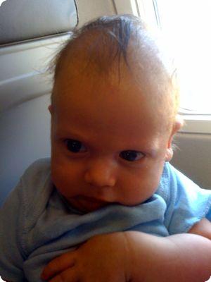 Mom, next time I want to sit in first class!