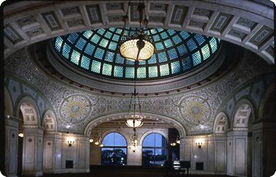 Preston Bradley Hall - Tiffany Glass Dome