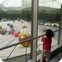 "Ma Chihuly Floats" installation at the Tacoma Art Museum