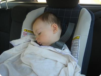 Baby E sleeps his way through Umbria