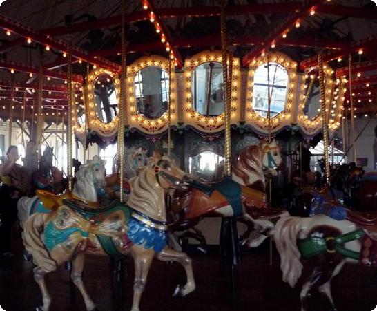 Carousel on the Santa Monica Pier