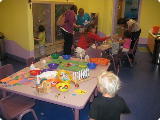 Art Studio at Pretend City in Irvine, CA