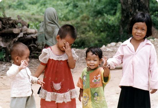 Kids in Phnom Penh Cambodia