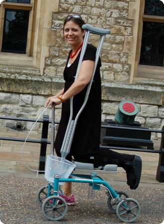 "Riding" a Scooter in London