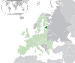 Location of Estonia