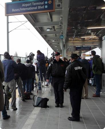 Mainstream Media at Link Light Rail SeaTac/Airport Station Grand Opening