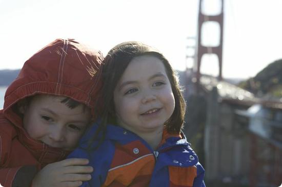 View of the Golden Gate Bridge from the Marin Headlands Viewpoint