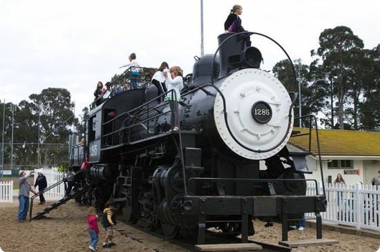 Dennis the Menace Park Train - Donated to the park in 1956