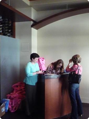 Checkin Desk at the Woodmark Hotel