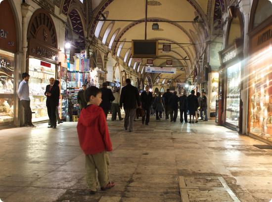 Grand Bazaar in Istanbul, Turkey