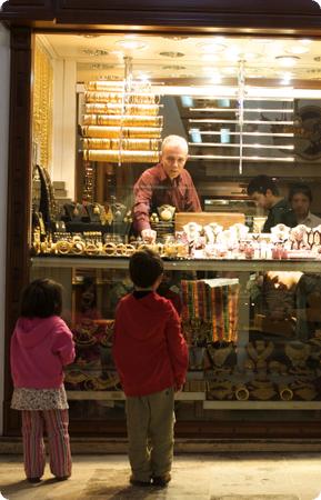 Gold shop in Istanbul's Grand Bazaar