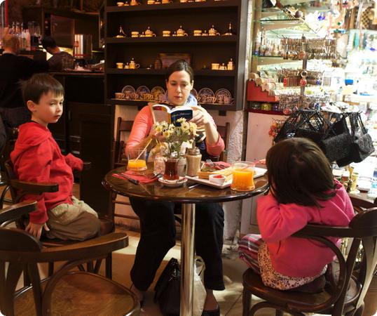 Tea in Istanbul's Grand Bazaar