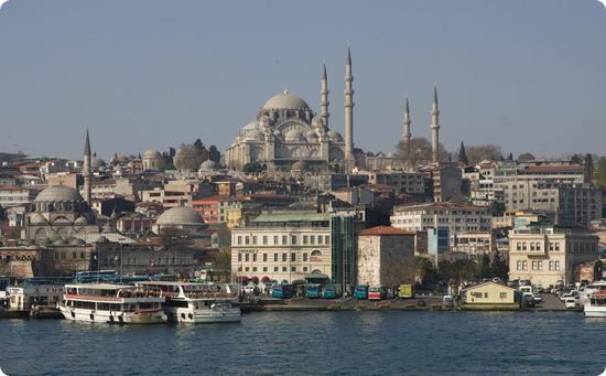 View of Istanbul from the Galata Bridge