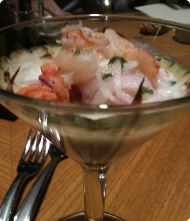 Ceviche at the San Juan Marriott in Puerto Rico