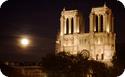 Notre Dame at night 