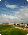 Kite flying at Castillo San Felipe del Morro in San Juan Puerto Rico