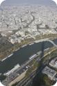 The Seine river as seen from the Eiffel Tower