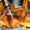 Appetizer platter at Raices Restaraunt in San Juan Puerto Rico