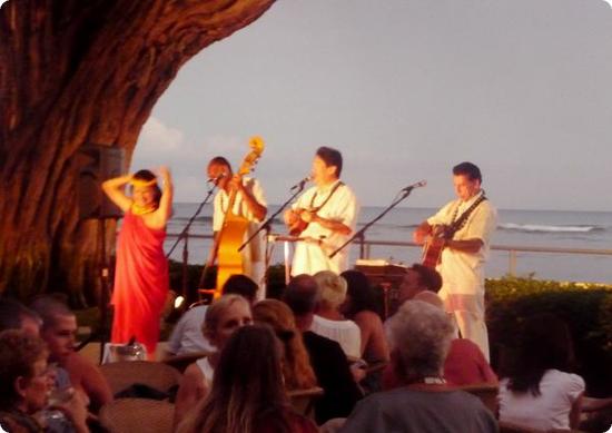 Kanoe Miller, former Miss Hawaii, dances Hula at House Without a Key