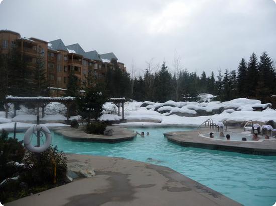 Pool at the Four Seasons Resort in Whistler BC