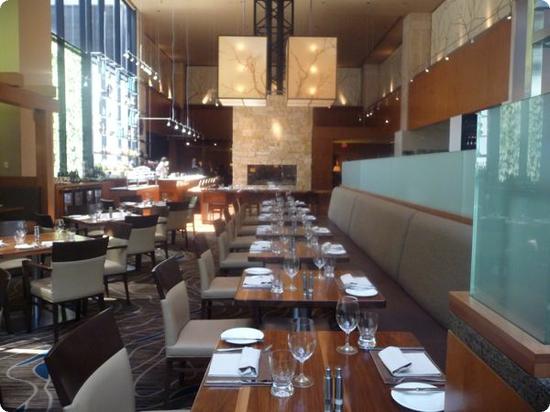 Dining room at Yew in the Four Seasons Vancouver