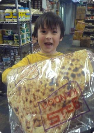 Lavash Bread at Yaas Bazaar in North Vancouver