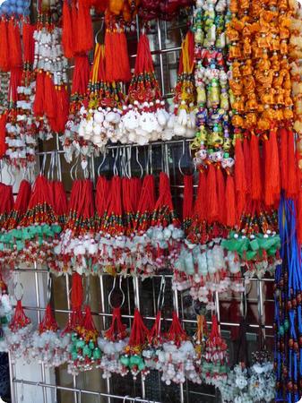 Shops stocked to bursting with Chinese Tchotchke in Honolulu's Chinatown