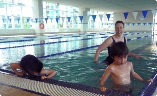 Indoor pool at the Pinnacle Hotel at the Pier in North Vancouver