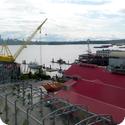 View of Vancouver from the Pinnacle Hotel at the Pier in North Vancouver