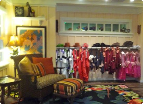 Dress up in a costume or cuddle up for a story at Auntie's Beach House at Aulani Resort