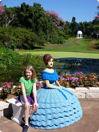 A relaxing afternoon with a Southern Belle at Legoland Florida's historic grounds