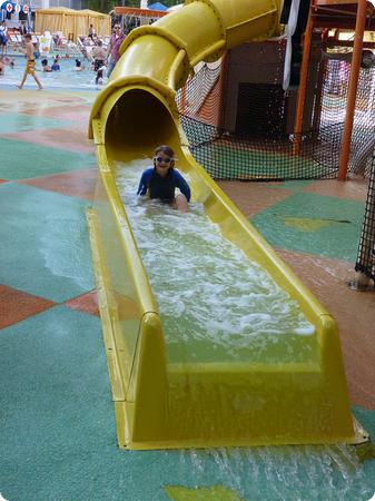 Waterslide at Nickelodeon Suites Resort in Orlando Florida