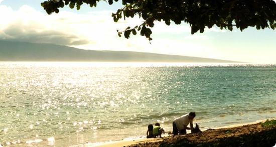 "Baby Beach" near the Honua Kai Resort in Maui