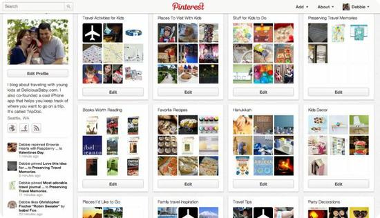 Some of my boards on Pinterest