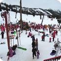 Chaotic mornings at Powderpigs are followed by a quiet lull as all the kids hit the slopes