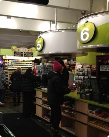 The bustling Whistler grocery store is the place to pick up food and baby needs in Whistler