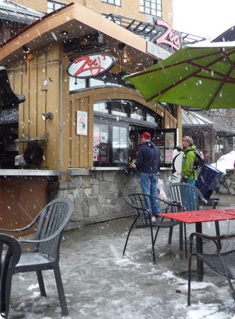 Zog's Dogs is great place to pick up a kid friendly meal in Whistler BC