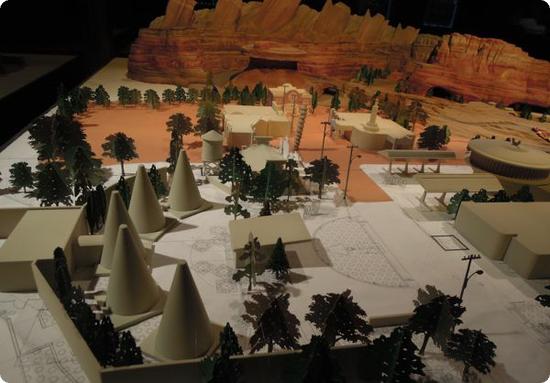 Cars Land Scale Model