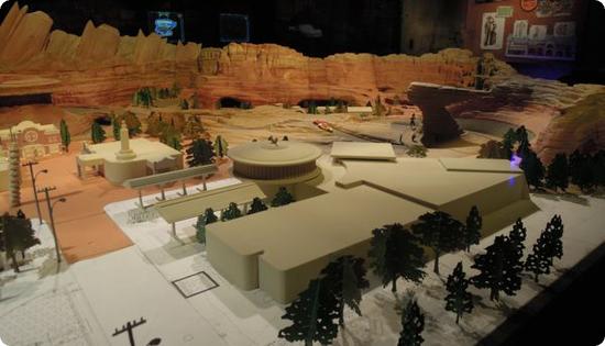 Cars Land Scale Model