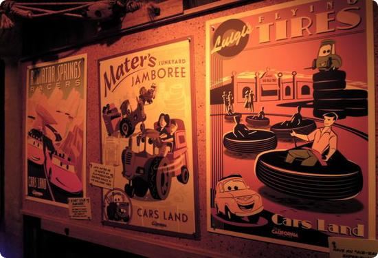 Let's hope these vintage-looking ride posters are available for purchase