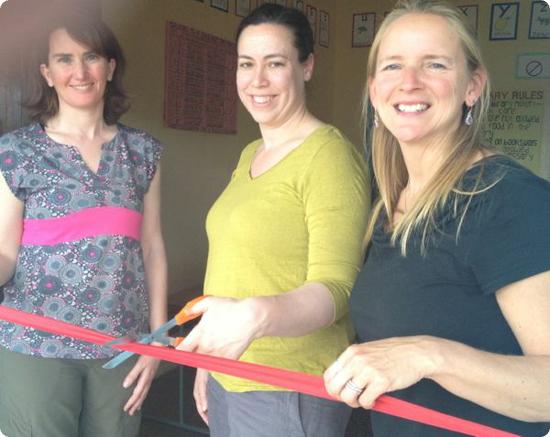 Spoiler alert - the libraries are real, and by the end of this day we cut a red ribbon