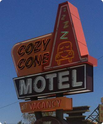 Cozy Cone Neon Sign at Carsland