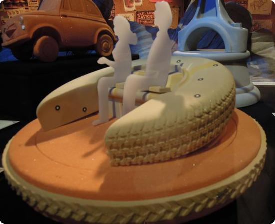 Model for Luigi's Flying Tires Ride